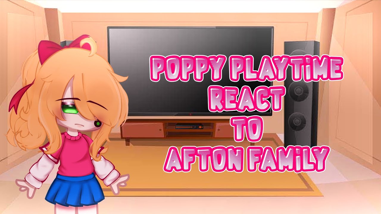 Poppy Playtime React To Afton Kids // Elizabeth Afton // (2/3) // gacah club