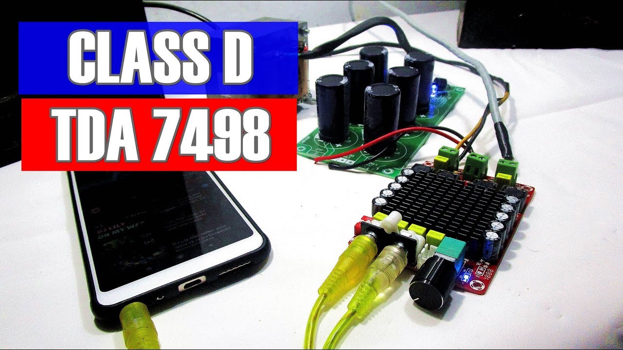 CLASS D amplifier TDA 7498