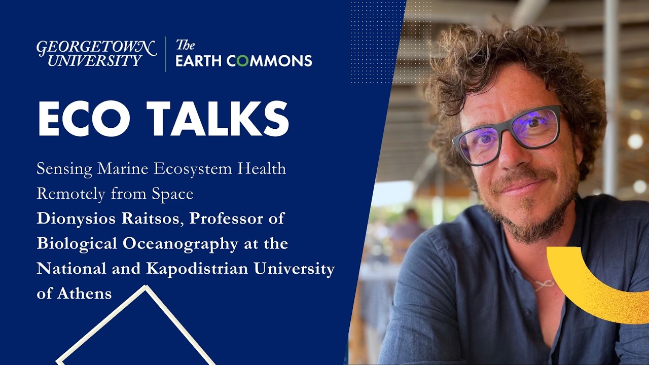 ECo Talks: Sensing Marine Ecosystem Health Remotely from Space
