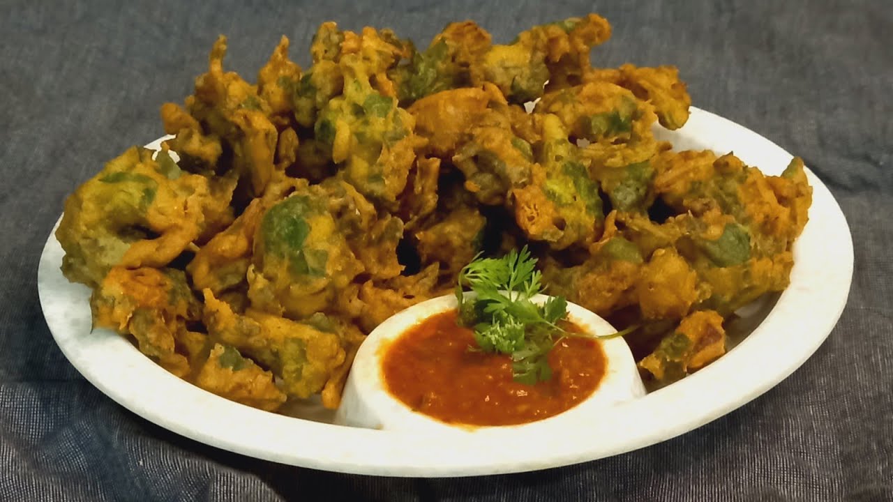 बिना soda और Eno के बनाए  Palak Or Hare Pyaz ke patte Kurkure Pakode || पालक के पकोड़े की विधि