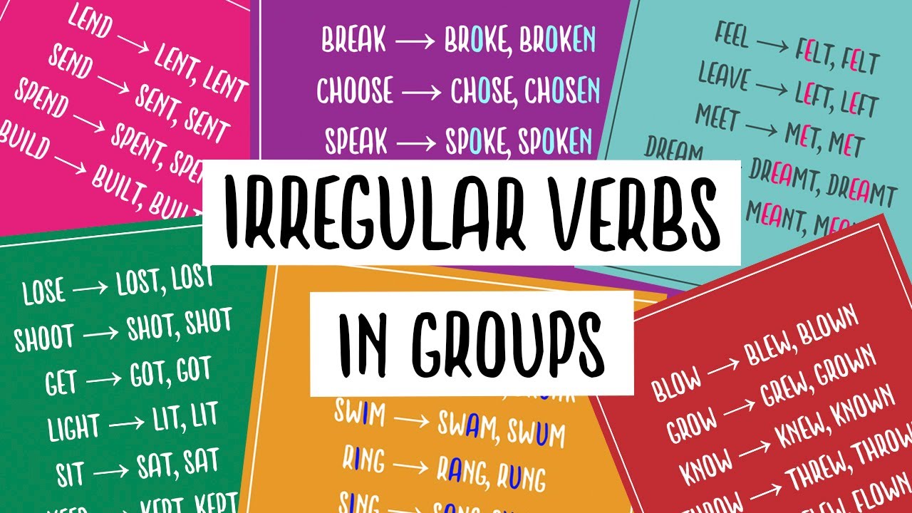 Irregular Verbs in Groups