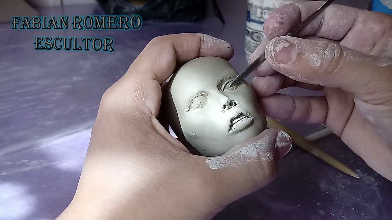 Modelado de un rostro femenino