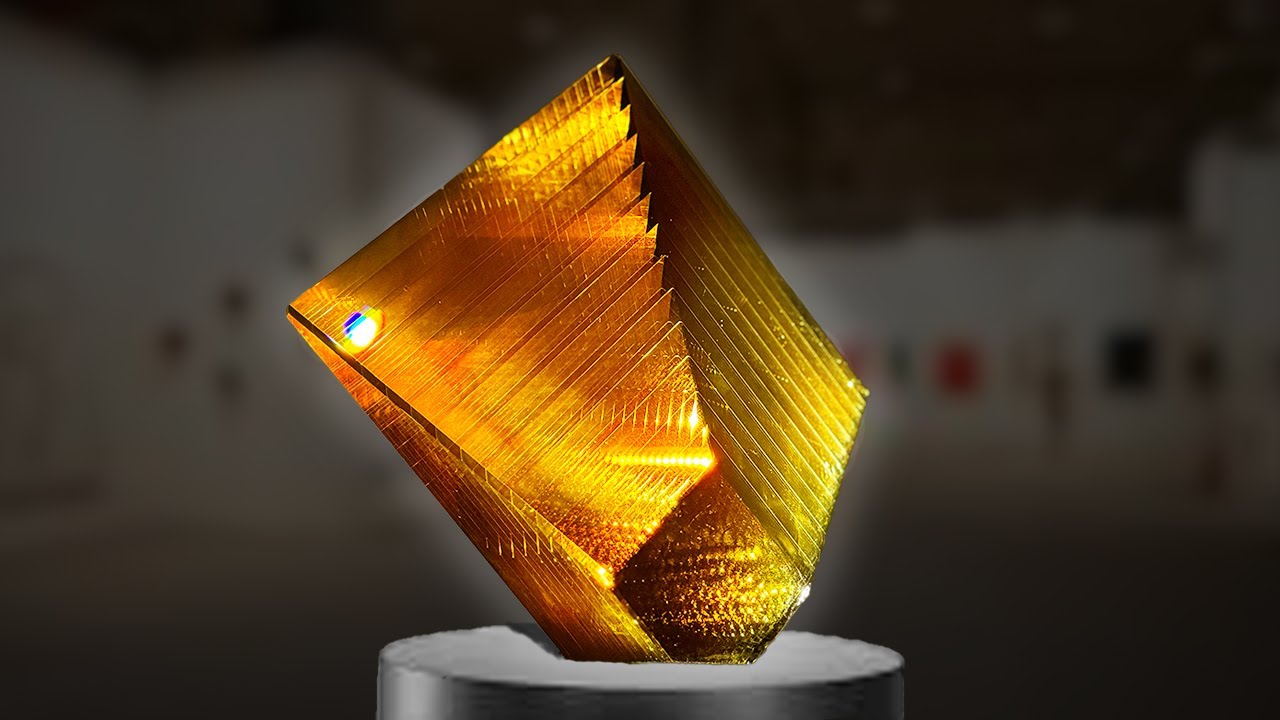 Optical Glass Art - Making a Giant Glass Arrowhead