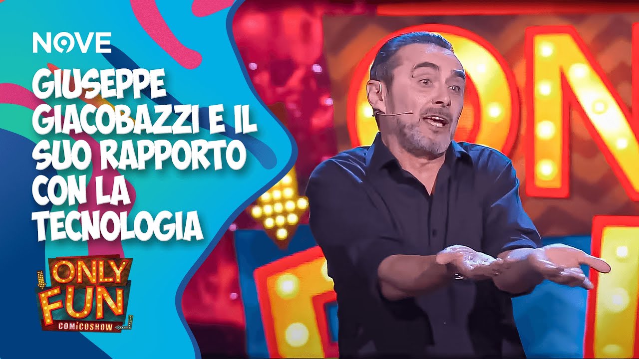 Giuseppe Giacobazzi e il suo rapporto con la tecnologia 😂 | ONLY FUN