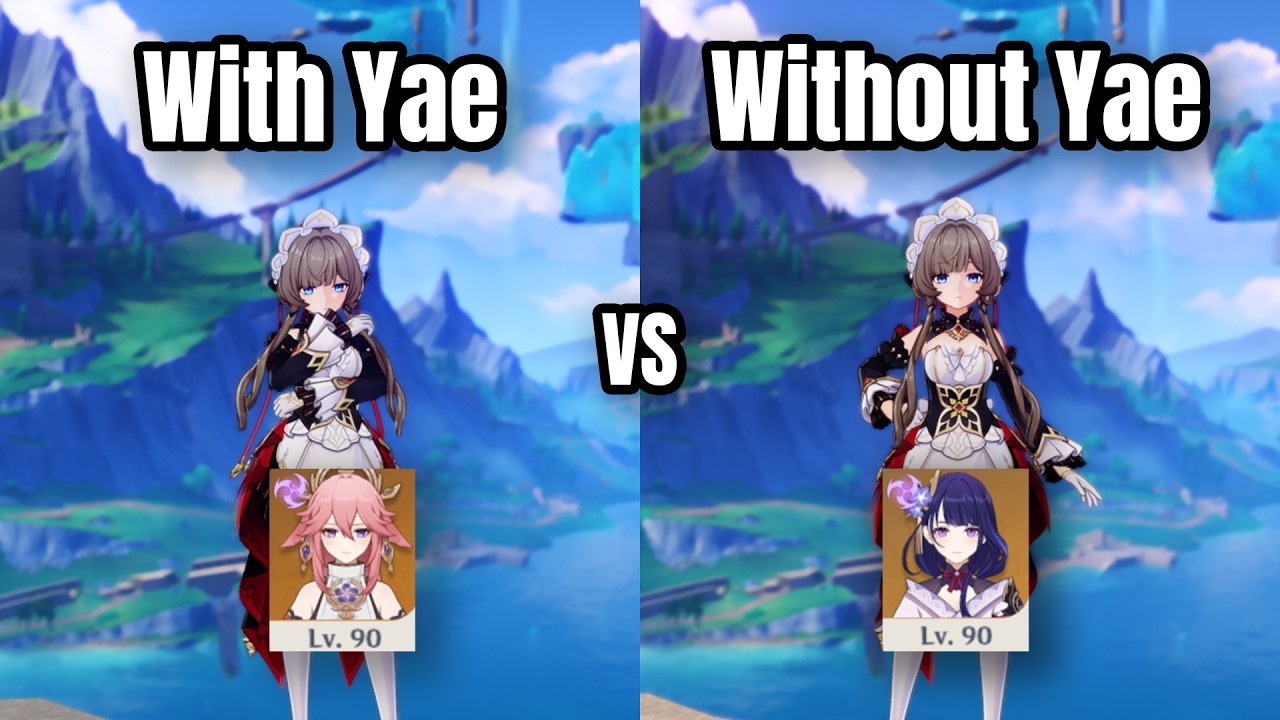Yae Miko vs Raiden Shogun for Sandrone &ndash; Damage Comparison 🔥