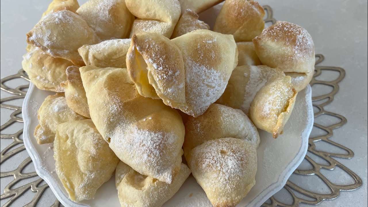 Быстро и просто готовить нежное печенье Крылья ангела/Angel Wings Cookie/печенье с меренгой #печенье