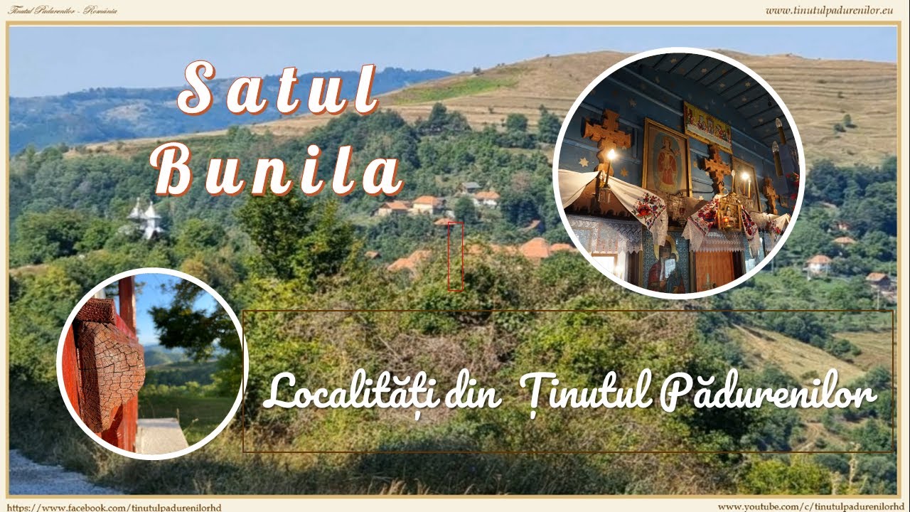 Satul Bunila din Ținutul Pădurenilor