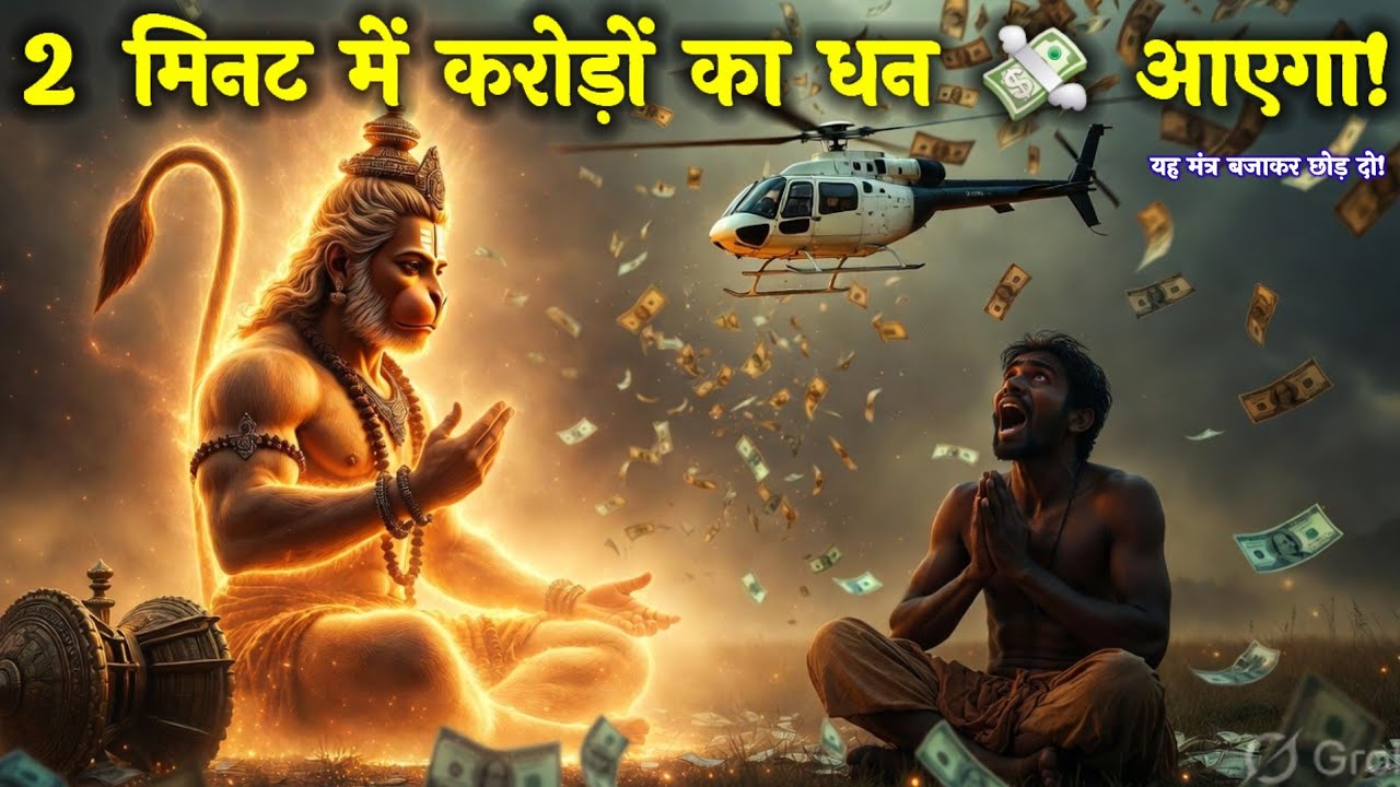 हनुमान जी का सबसे तेज असर करने वाला 💸 धनदायक मंत्र 🚀 Instant Money 💰 Hanuman Mantra