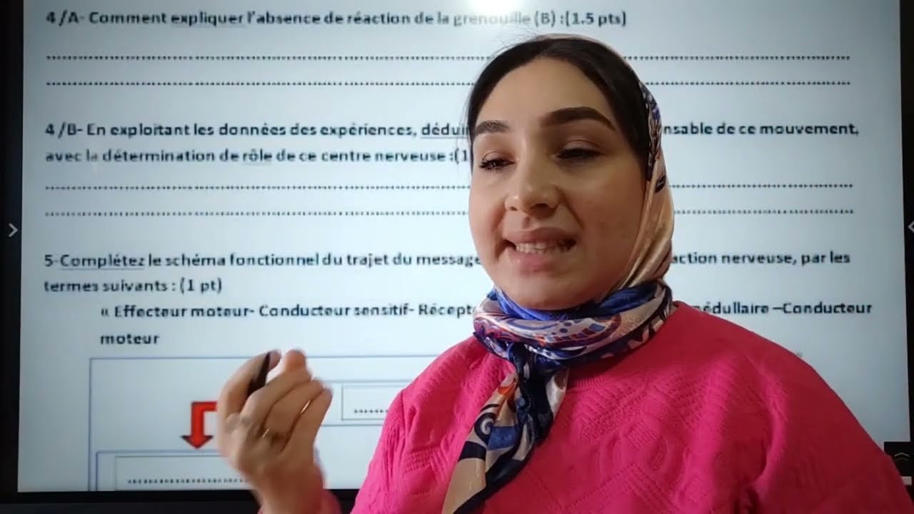 Contrôle N°1 S2 SVT 3AC تصحيح الفرض1 علوم الحياة والأرض ثالثة إعدادي