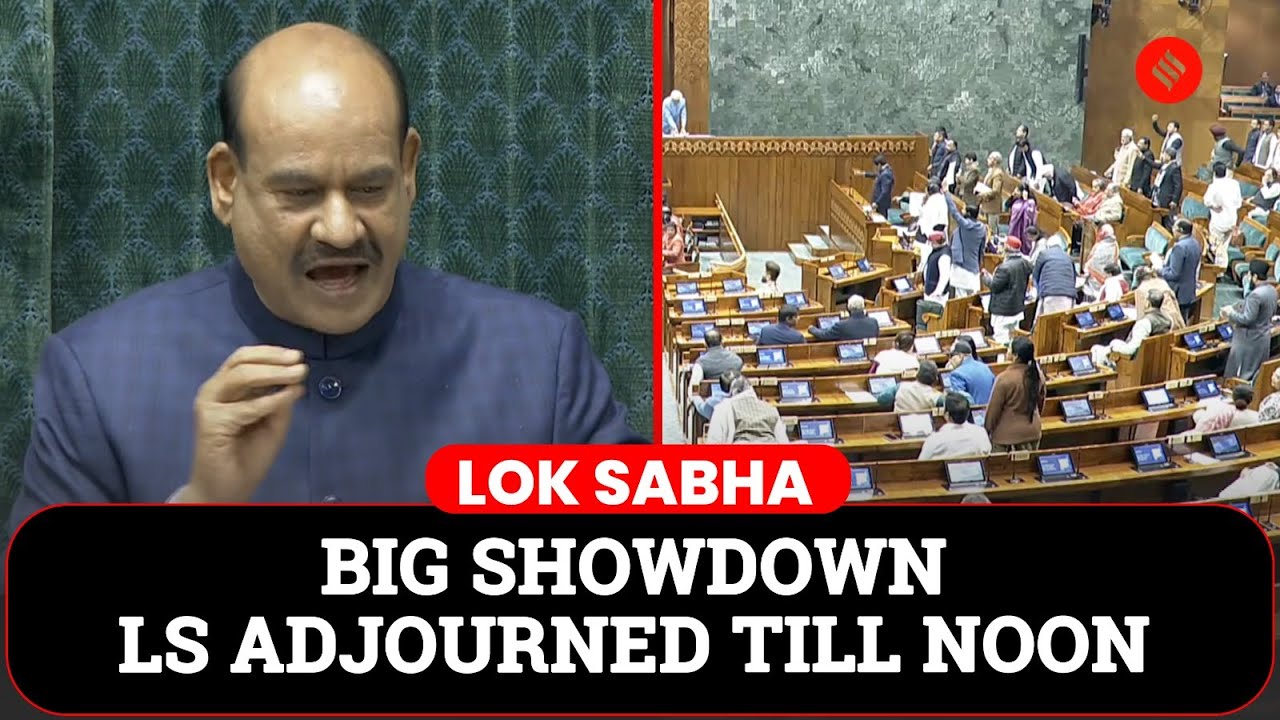 Opposition Disrupts Lok Sabha, House Adjourned After Adjournment Motion on India-US Trade Deal