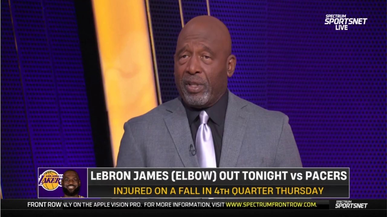 James Worthy has the latest on the Lakers' starting lineup vs Pacers: LeBron, Deandre Ayton are OUT