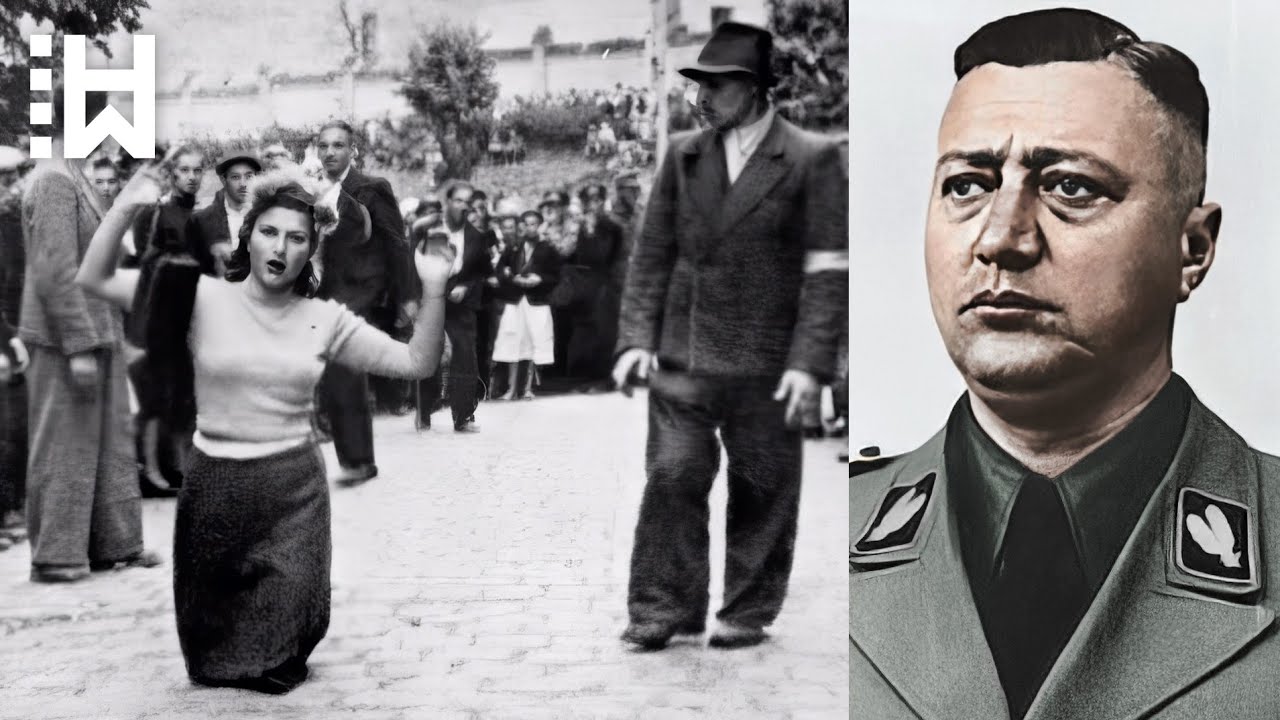 Poprava velitele nacistické Einsatzgruppe, který během 1 noci zmasakroval 5 000 mužů, dětí a starců