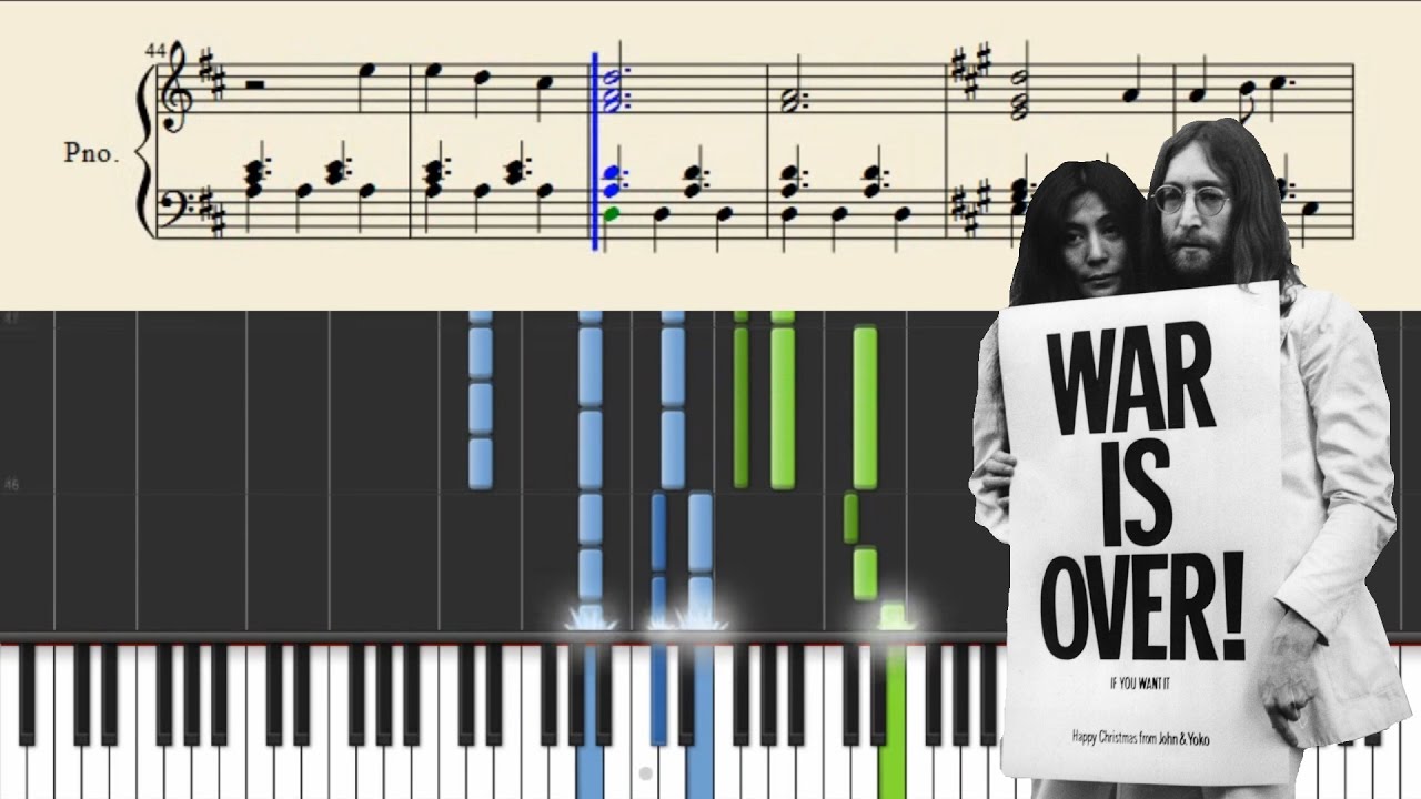 John Lennon - Happy Xmas (War Is Over) - Piano Tutorial + SHEETS