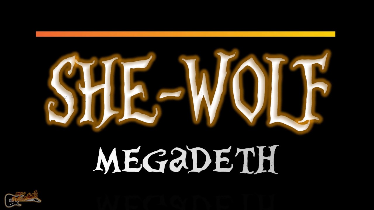 She Wolf MEGADETH Karaoke Instrumental