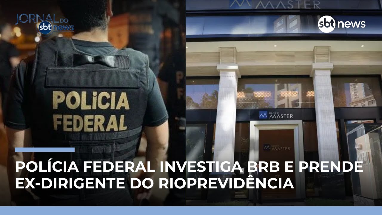 Caso Banco Master tem novo inquérito e prisão no Rioprevidência | #JornaldoSBTNews