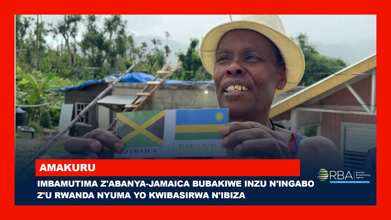 Imbamutima z'Abanya-Jamaica bubakiwe inzu n'Ingabo z'u Rwanda nyuma yo kwibasirwa n'ibiza