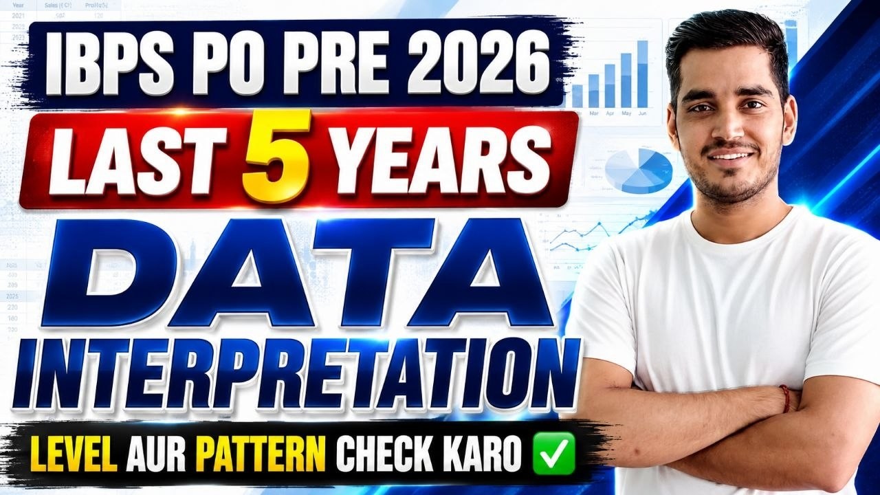IBPS PO PRE Last 5 Years D.I By vikas jangid!