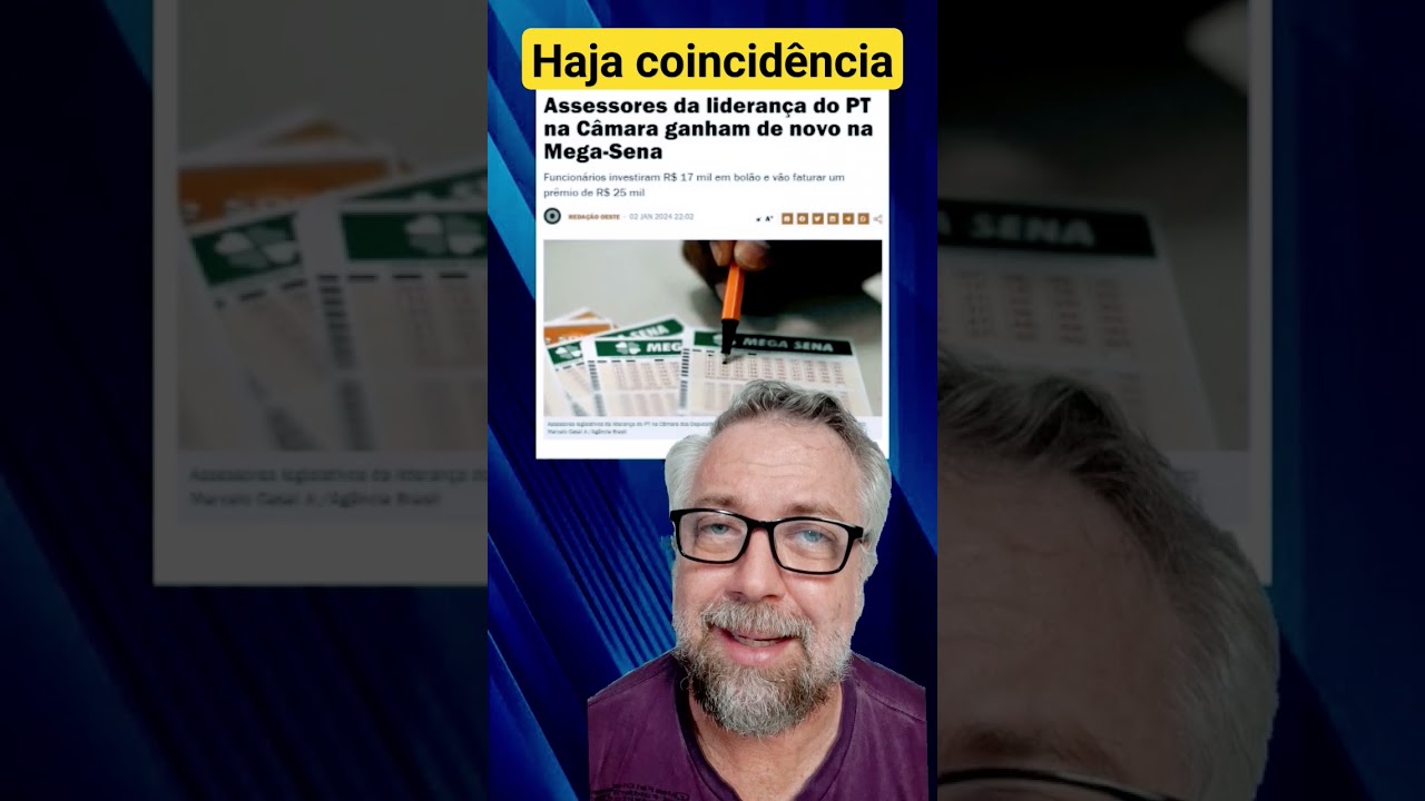 Assessores do PT ganham na Mega sena