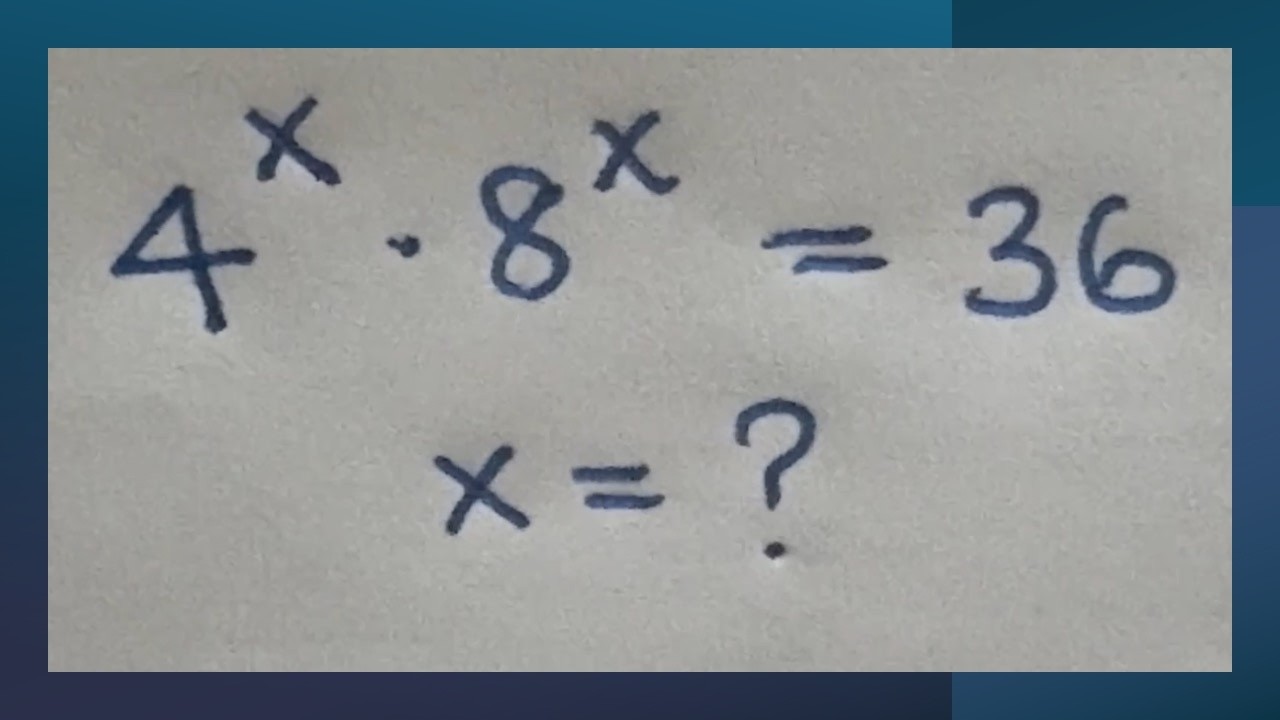 Решите это показательное уравнение относительно x | Математическая олимпиада