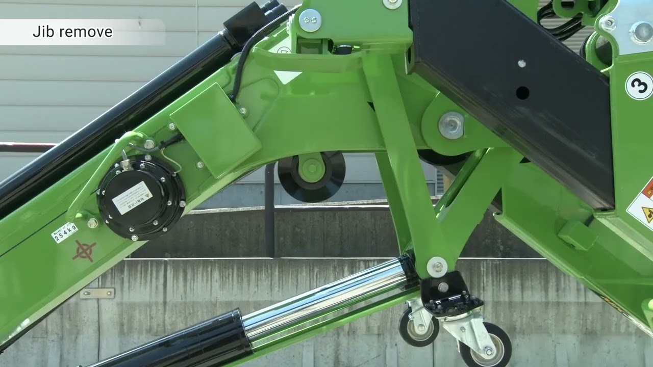 6  Jib removal and 4 fall Hook block Installation MK3053C