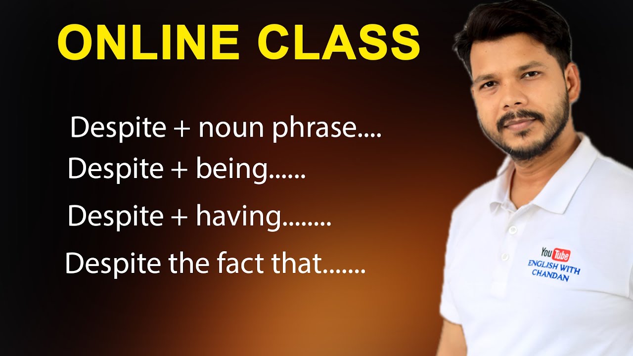 ONLINE LECTURE ON DESPITE