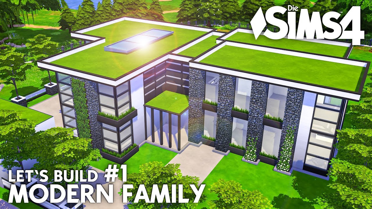 Die Sims 4 Modern Family Haus bauen | Let's Build #1: Grundriss (deutsch)
