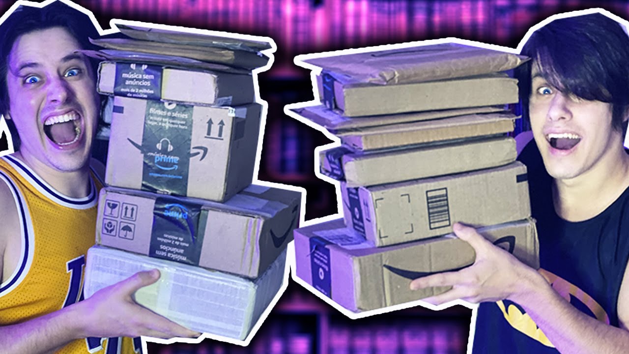 O MAIOR UNBOXING DO CANAL! TUDO O QUE COMPRAMOS NA BOOK FRIDAY DA AMAZON!