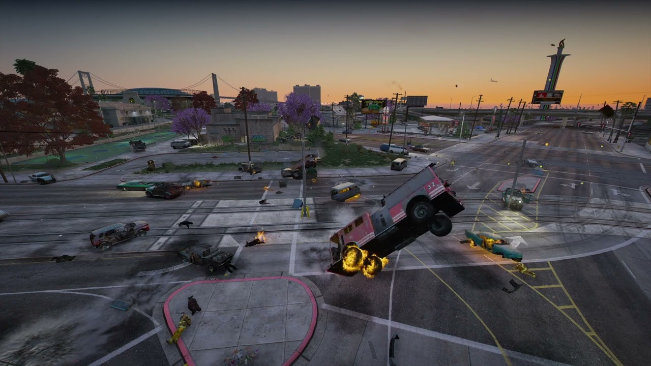 🚗💥 GTA 5 Traffic Jam CHAOS! NPCs Lose Their Minds (Crazy AI Fails)