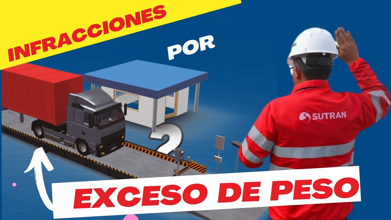 Control de pesos en el transporte de carga y mercancías