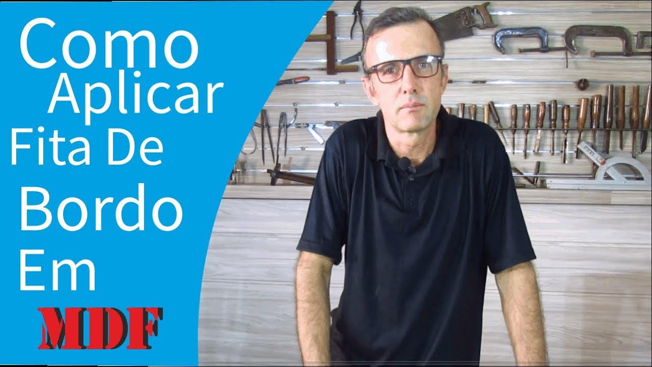Como aplicar fita de bordo em MDF
