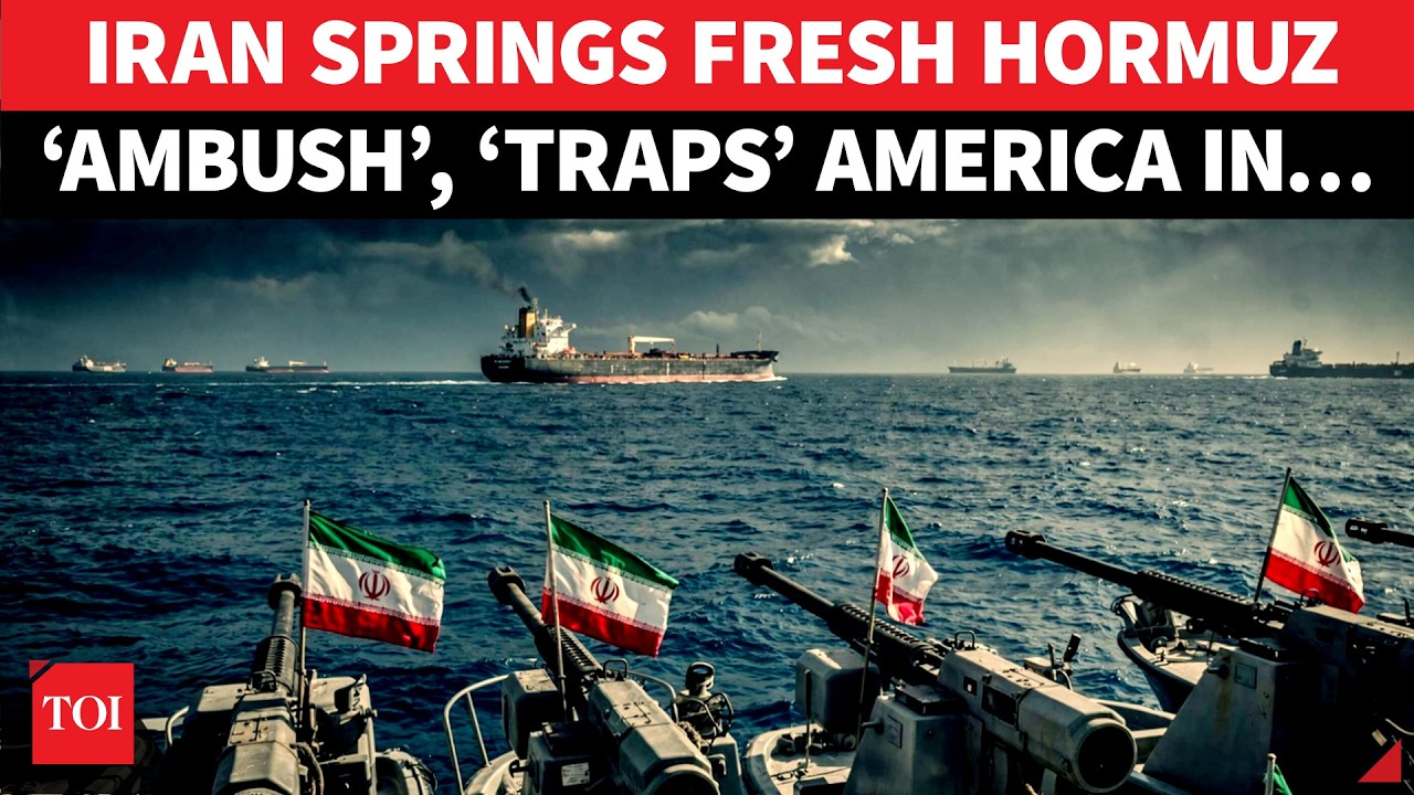 Iran &lsquo;TRAPS&rsquo; US In Fresh Hormuz &lsquo;Ambush&rsquo;; &lsquo;WON&rsquo;T LET SHIP LEAVE&hellip;&rsquo; | Two Vessels &lsquo;Attacked&rsquo;