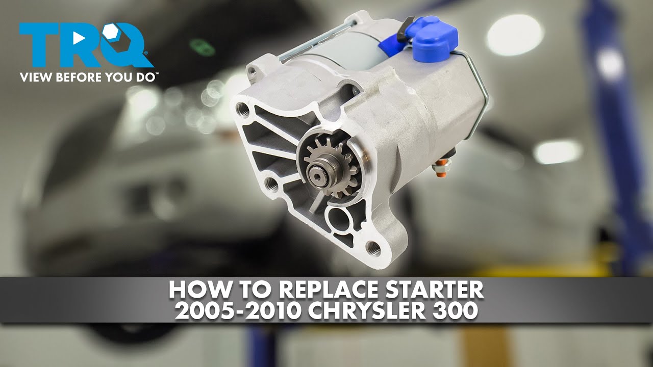 Как заменить стартер на Chrysler 300 2005-2010 годов