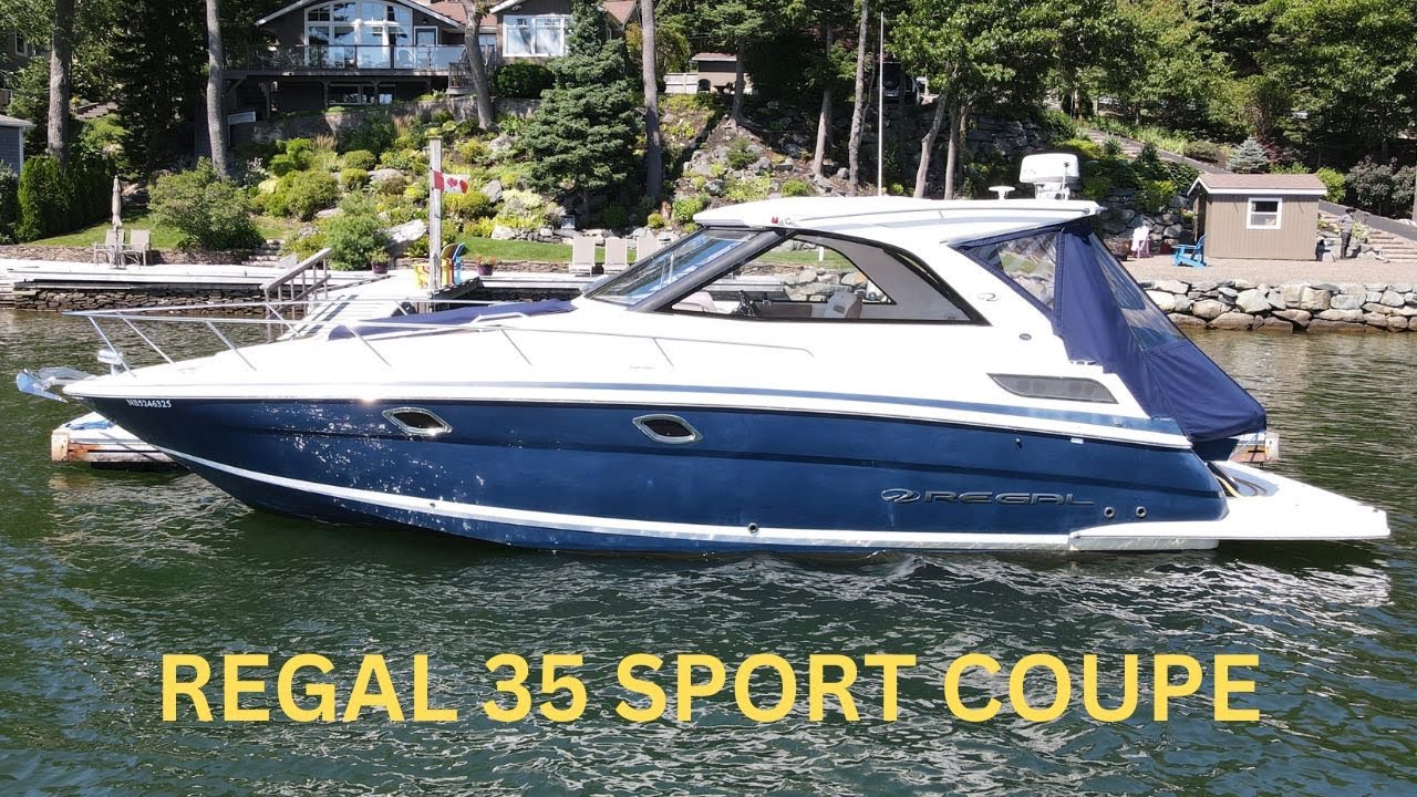 REGAL 35 SPORT COUPE IN EXCELLENT CONDITION. EXPLORE THIS YACHT!