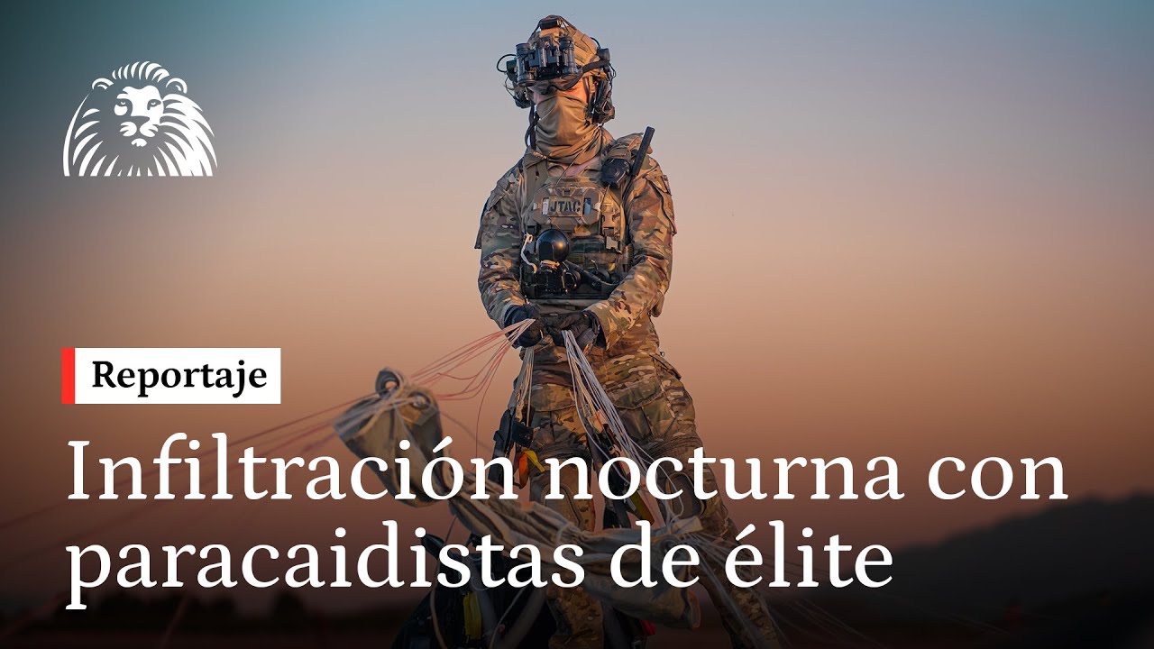 Así es una infiltración nocturna con paracaidistas del EZAPAC, la élite del Ejército del Aire