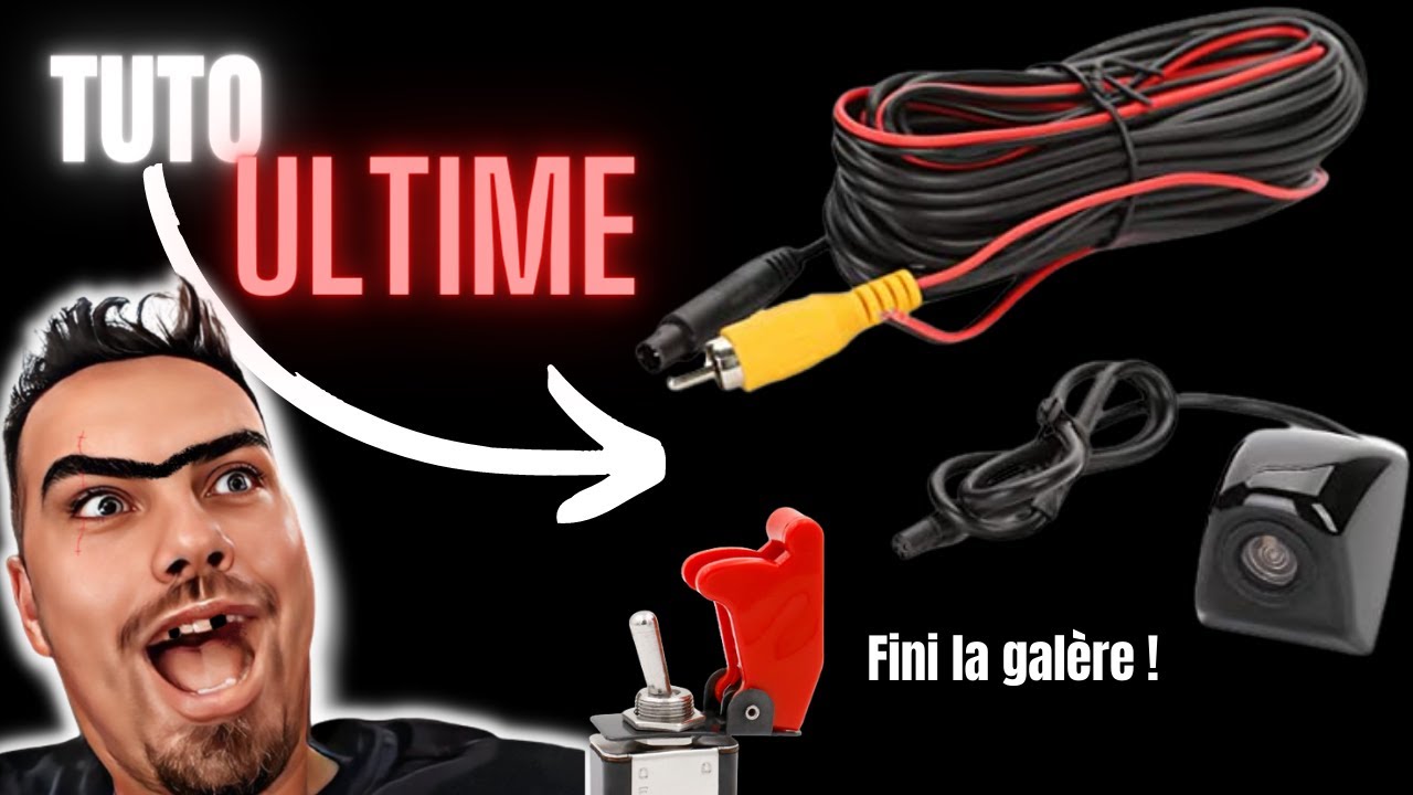 TUTO camera recul avec interrupteur ! Camping car,voiture,avion,trottinette...