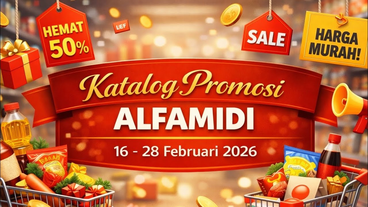 Katalog Promosi ALFAMIDI 16 - 28 Februari 2026 || Promosi Alfamidi 