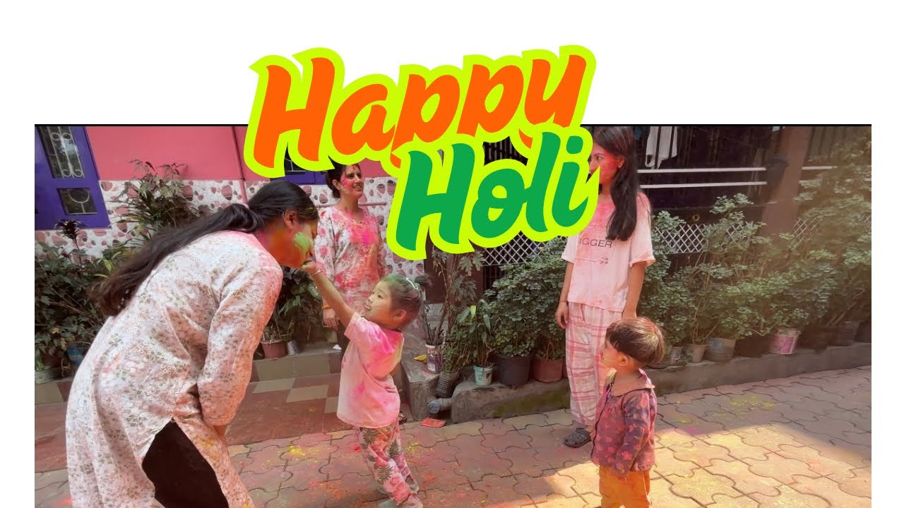 Holi hai! Let the colors do the talking… 