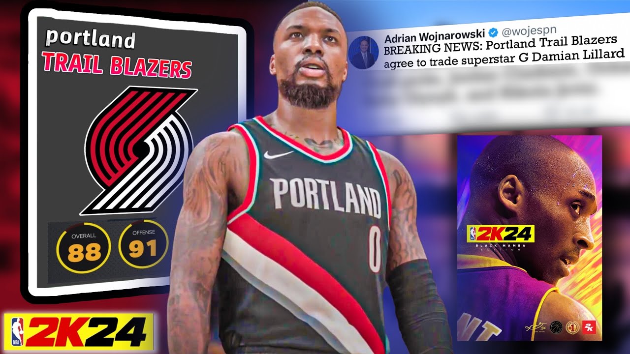TRADING DAMIAN LILLARD… | NBA 2K24 Portland Trail Blazers MyNBA Franchise Rebuild | Ep 1