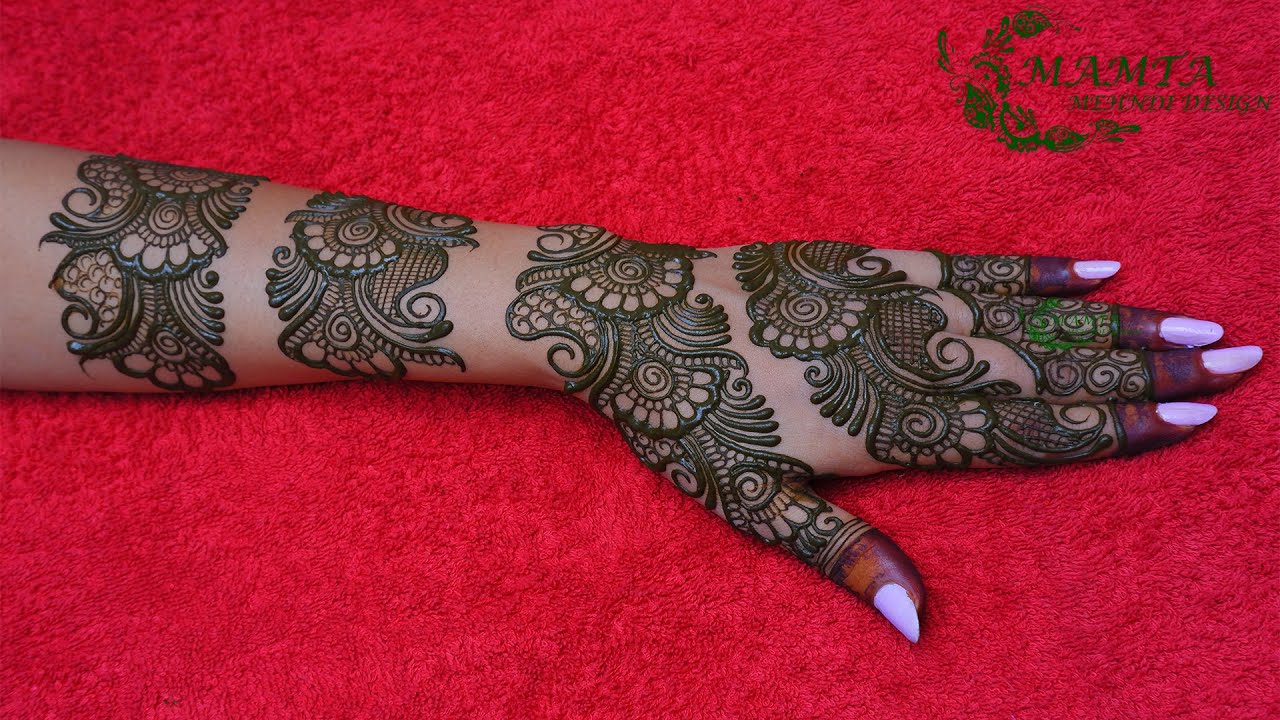 पीछे के हाथों के लिए कंगन चूड़ी मेहंदी डिजाइन | New Bangle Mehndi Designs 2021