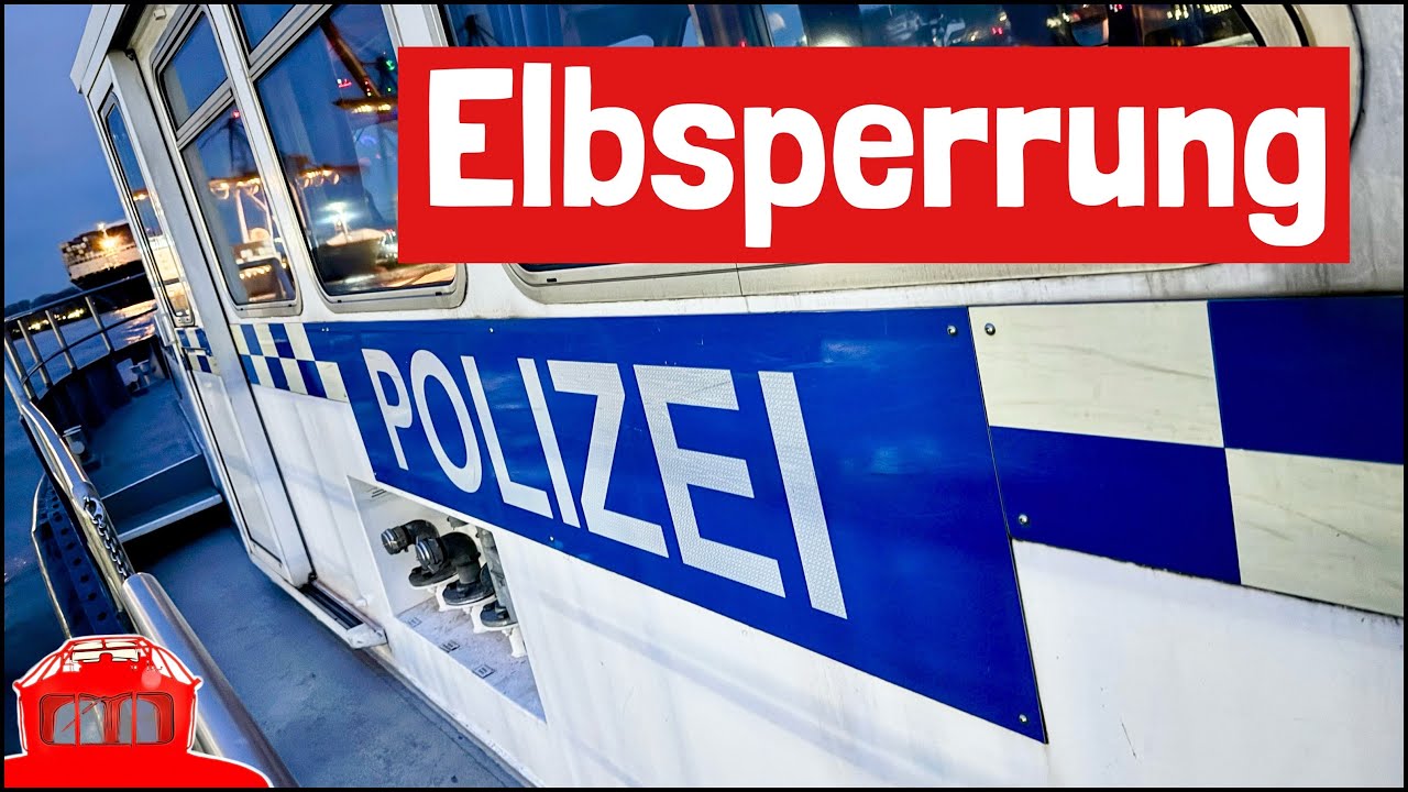 Elbsperrung - Kontrolle - Bergung