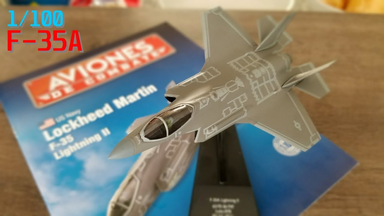 F-35A Lightning II USAF 1/100 - Aviones de Combate Salvat Argentina - Lanzamiento Numero 1