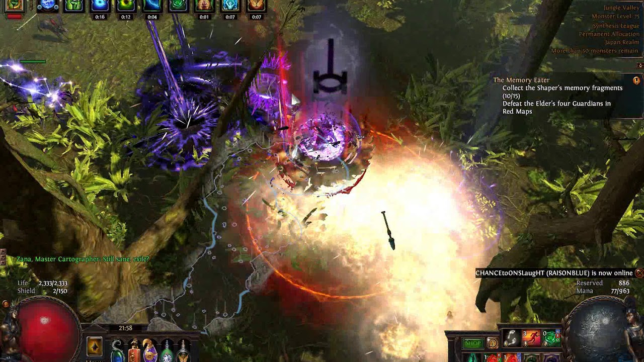 PoE 3.6 - Autobomber + VMS Test (fast Clear, fast Death \o/)