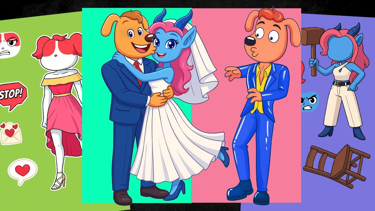 🍓Paper DIY🍓  PAPILLON Falls for  Sheriff LABRADOR I Sticker Book DIY