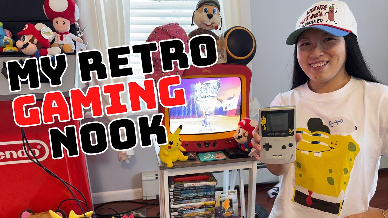 My Retro Gaming Nook! 90s/2000s