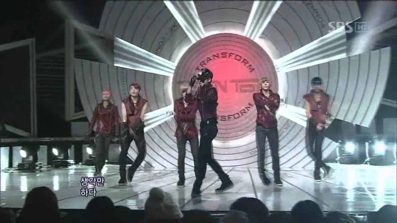 TEENTOP -  Supa Luv (틴탑-수파러브)  @SBS Inkigayo 인기가요 20110116