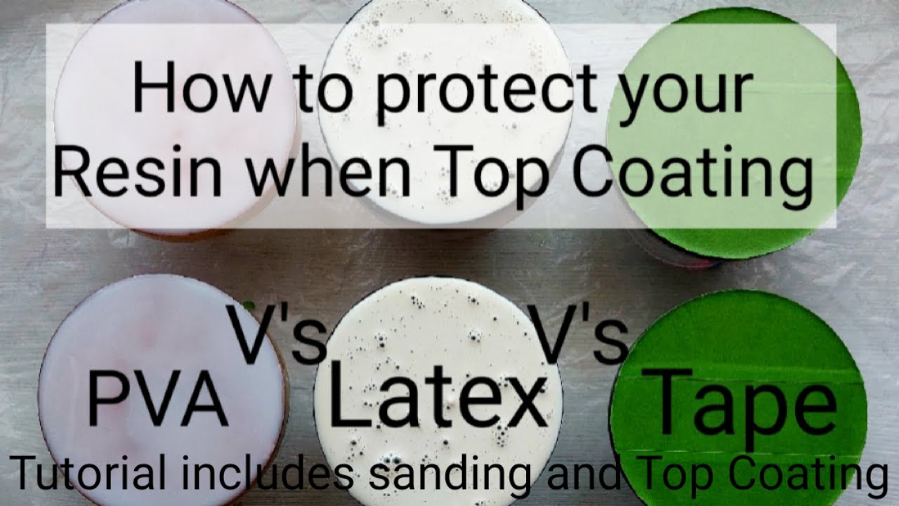 How to protect your resin when top coating