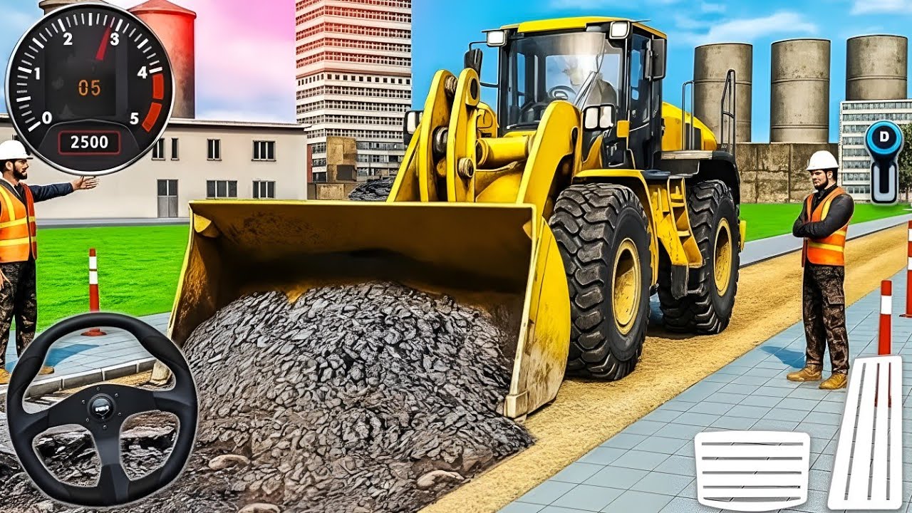 JCB Game 3D 🚜 Road Construction Simulator | Real JCB Work Android Gameplay 😱 2026 | Part #1