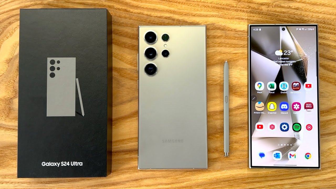 Распаковка Samsung Galaxy S24 Ultra и первые впечатления!