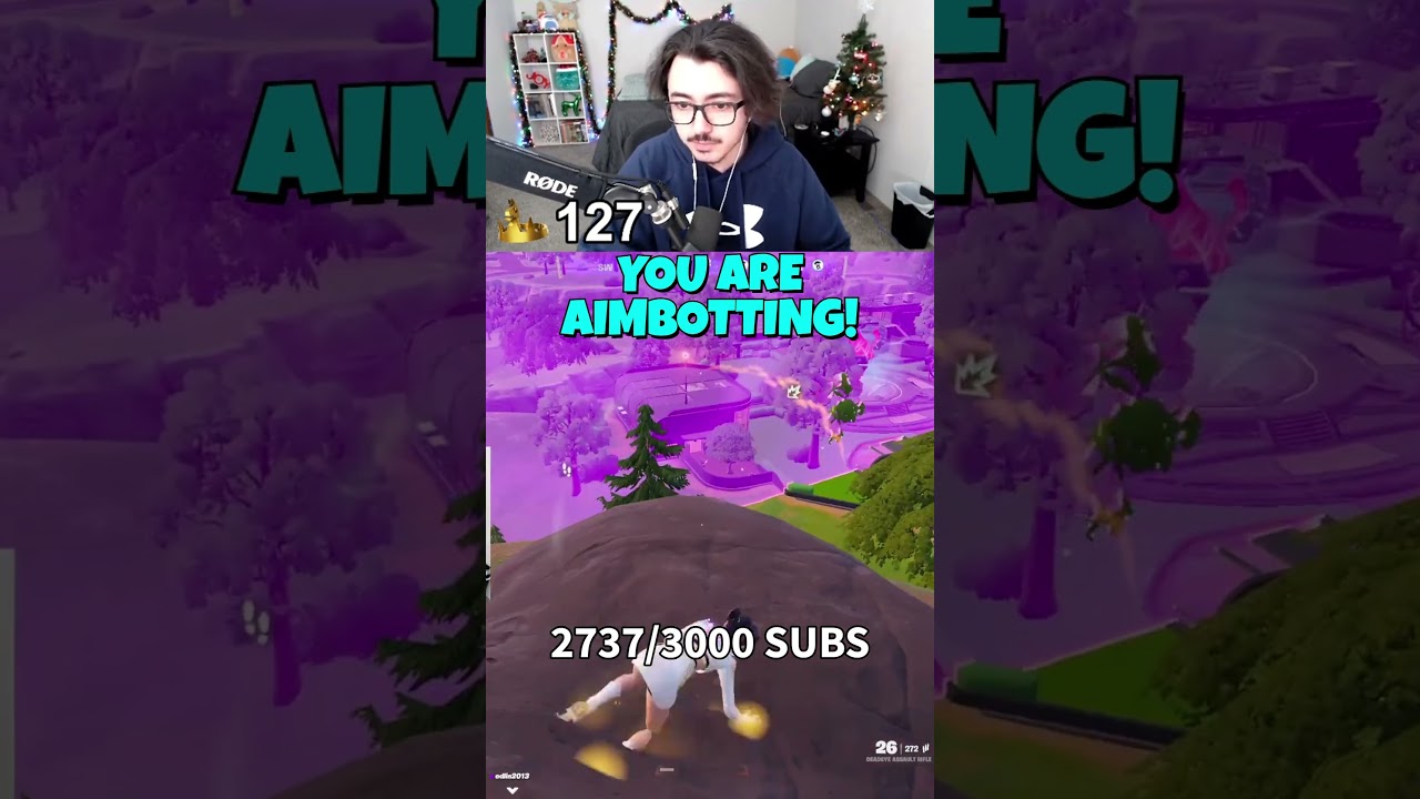 YOU ARE AIMBOTTING! #fortnite