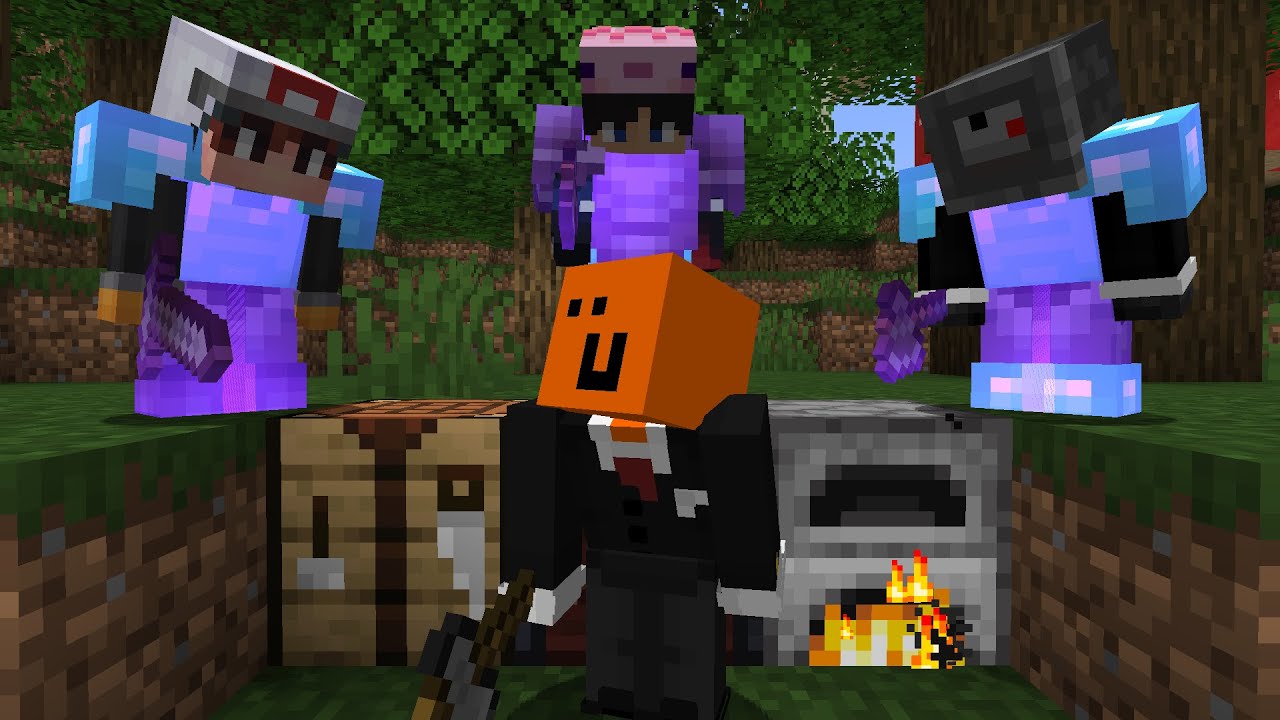 Minecraft Speedrunner VS 3 Hunters GRAND FINALE